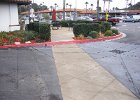 DSCF1273  Lomas Santa Fe Plaza - no pedestrian curb cutout (by Baskin & Robbins)