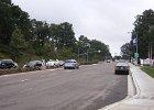 DSCF1272  Lomas Santa Fe eastbound, just past I5, bike lane disappears for ~100 yds. Where to ride? ...Opportunity for green paint