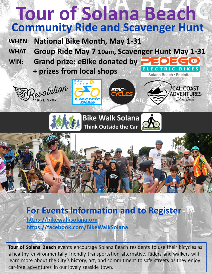 Solana Beach May Bike Events 2023